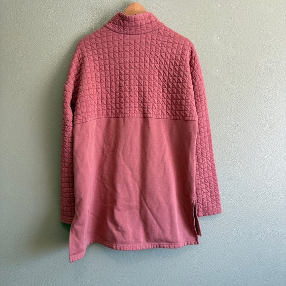 Columbia women’s quilted Castle Hill Tunic mock neck 1/4 zip pink XL - Picture 5 of 7